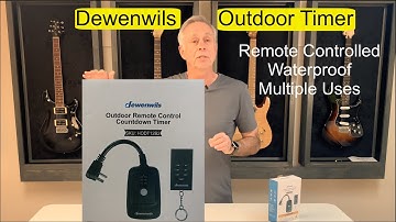 Dewenwils Light Sensor TImer For Energy Savings: Plug In And Save!