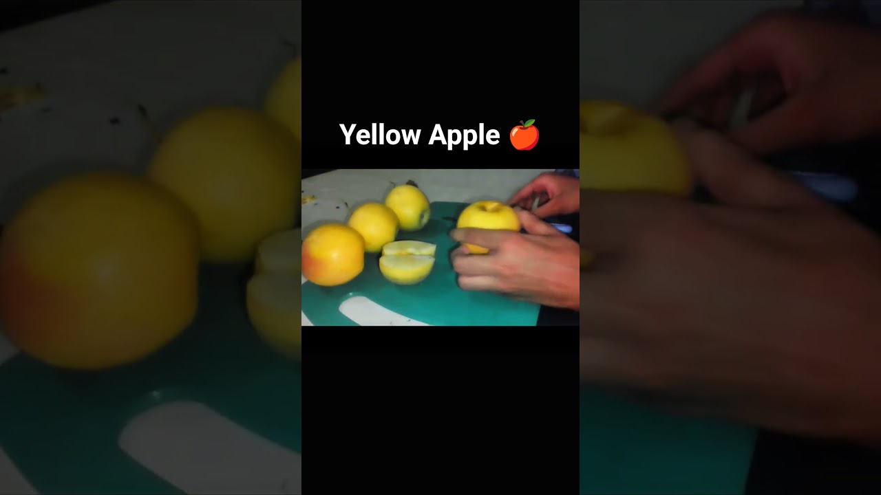 yellow apple 🍎👍