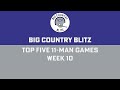 Blitz Picks: Week 10 Top Five 11-Man Games