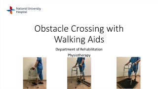 Obstacle Crossing with Walking Aids