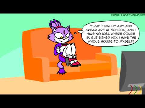 Sonic Girls Farting Comic Alone Time Blaze Editoin Voiced 