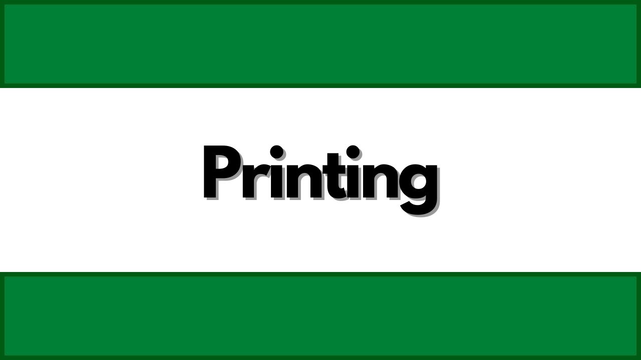 Printing 