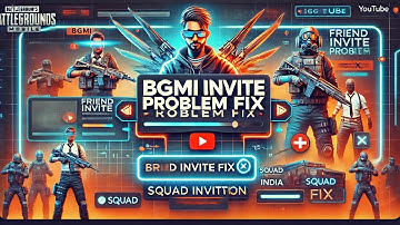 "BGMI Friend Invite Problem Fixed | How to Solve BGMI Invite Option Not Showing!"