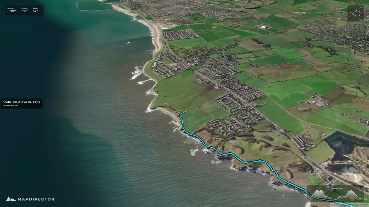 South Shields Coastal Cliffs – The Linnet Way loop from Cleadon Park