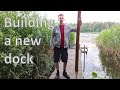Renovating an abandoned Tiny House #60: Building a new dock