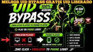 COMO USAR NOVO BYPASS FREE FIRE EMULADOR NO BLUESTACK E MSI ( UID LIBERADO) TODOS SERVIDORES