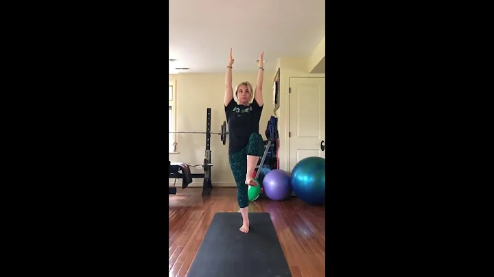 One Leg Balance Warrior Mini Flow | Flex Yoga, Jul...