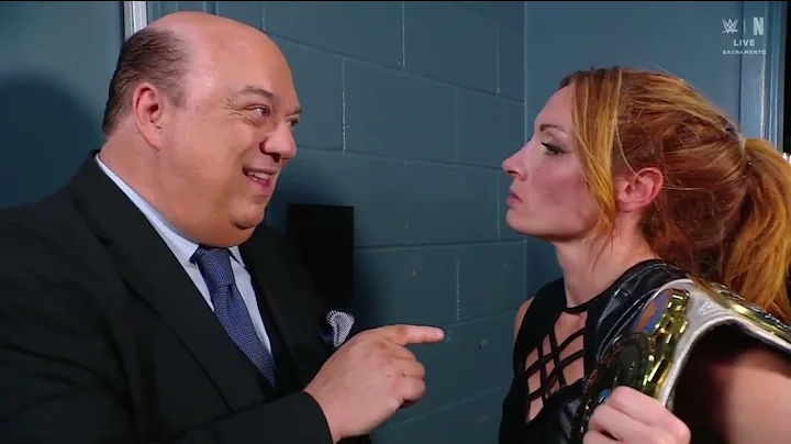 Bekcy Lynch confronts Paul Heyman - WWE RAW 20/10/2025