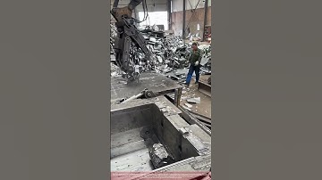 From Scrap to Block: Iron Recycling with a Baler Press