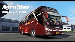 Agra Mas Shd Scania K410 Elegan Ganteng - Bandung Ets2 Mod Indonesia
