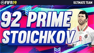 92 Prime Icon Stoichkov Oyuncu İncelemesi̇-Fifa 19 Ultimate Team