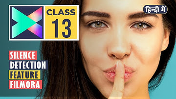 Silence Detection Feature in Filmora X | Class 13 | Hindi/Urdu Tutorial