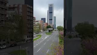 Paseo urbano por Madrid | Cuatro Torres a Plaza de Castilla | 4K