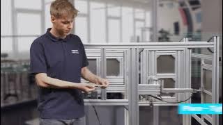 Bosch Rexroth - FRAME YOUR FACTORY with the flexible aluminum profile system, Double hinge