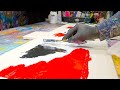 Abstract Painting With Just One Color (red) | Traxe