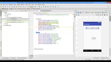 Android Tutorial : Moving from one screen to another using Intent.