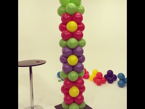 Balloon Flower Power Tower - DIY Tutorial