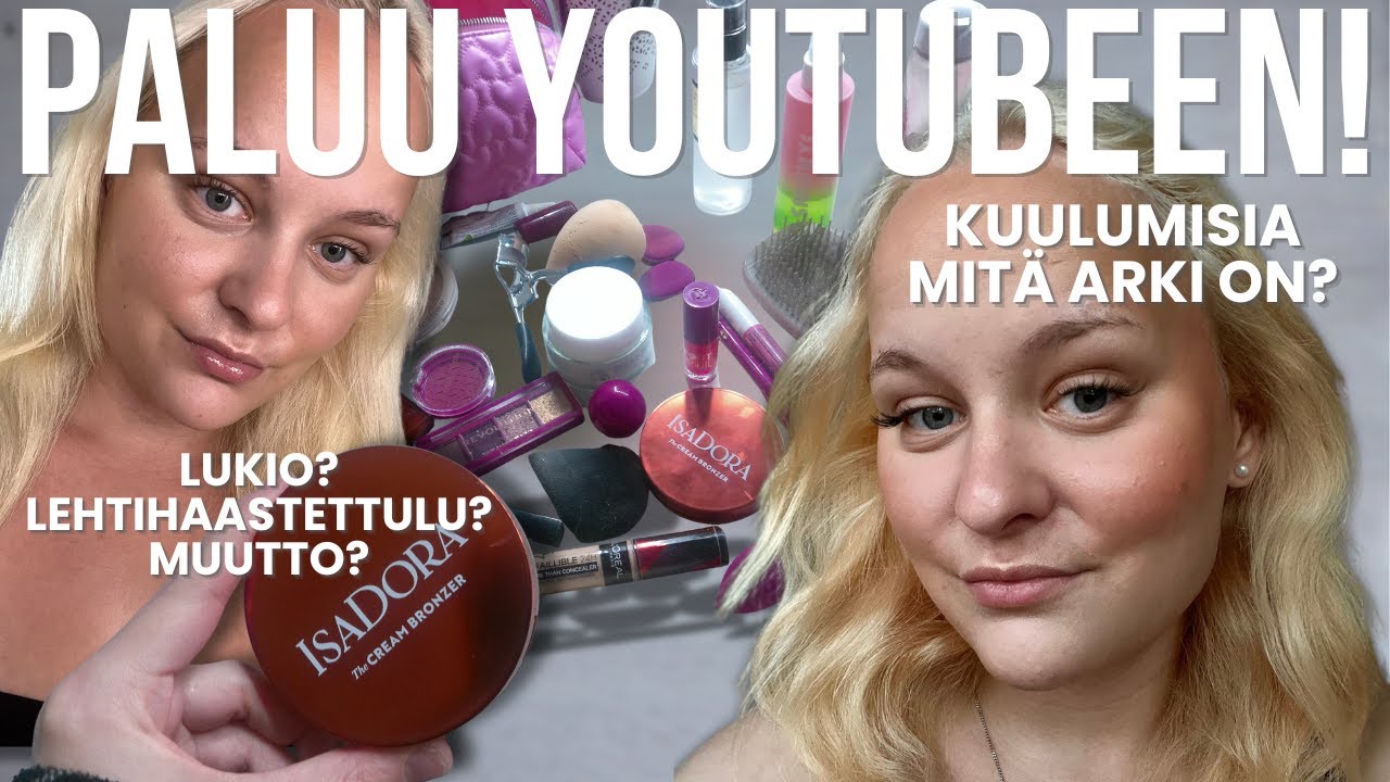 PALUU YOUTUBEEN! - kuulumisia? lukion aloitus? muutto? lehtihaastattelu? - VLOGI