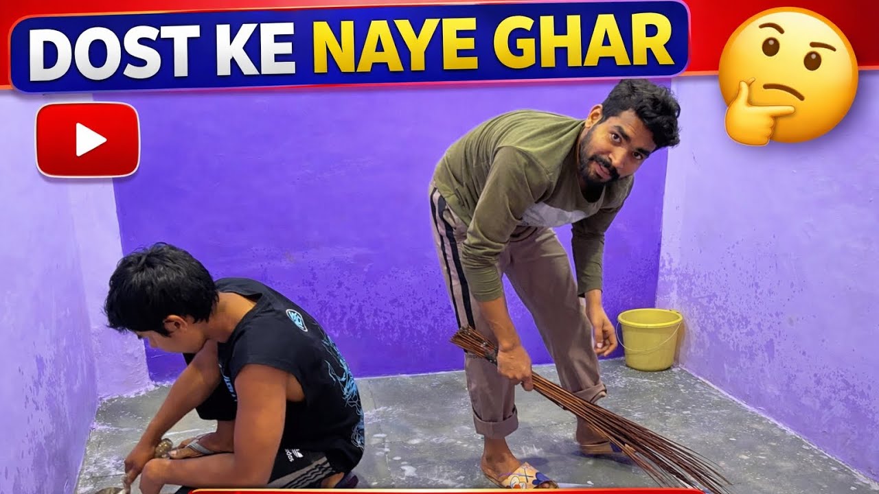 Ghar Shift = Dost Ko Pakad Liya Safai Ke Liye 🤣|| vlog by Ashish Arora
