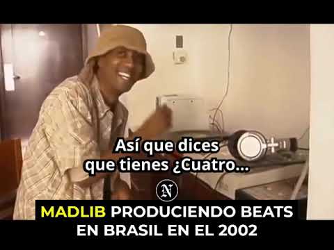 Madlib produciendo beats en brasil en el año 2002