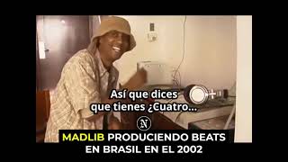 Madlib produciendo beats en brasil en el año 2002