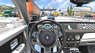 Rolls Royce Phantom 2023 - Euro Truck Simulator 2 [Steering Wheel Game Play] screenshot 4