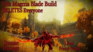 This Overpowered Dual Magma Blade Build Deletes Everyone | Elden Ring PVP
