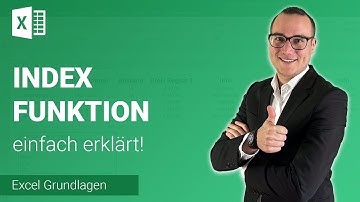 INDEX-Funktion einfach erklärt | Lerne Microsoft Excel ✅