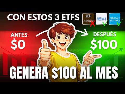 👉 Genera tus primeros $100 al mes sólo con 3 ETF de DIVIDENDOS
