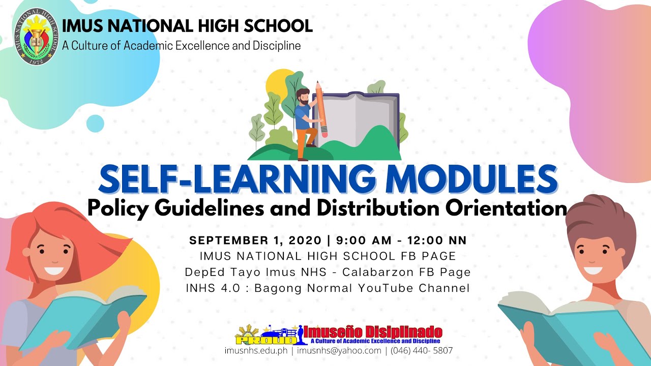 SelfLearning Modules Policy Guidelines and Distribution Orientation