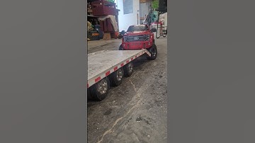 cen racing f450 red platinum loading on custom gooseneck