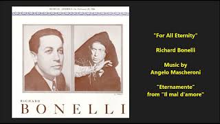 Richard Bonelli "For All Eternity" Brunswick 13020 = song by Angelo Mascheroni & Pietro Mazzoni