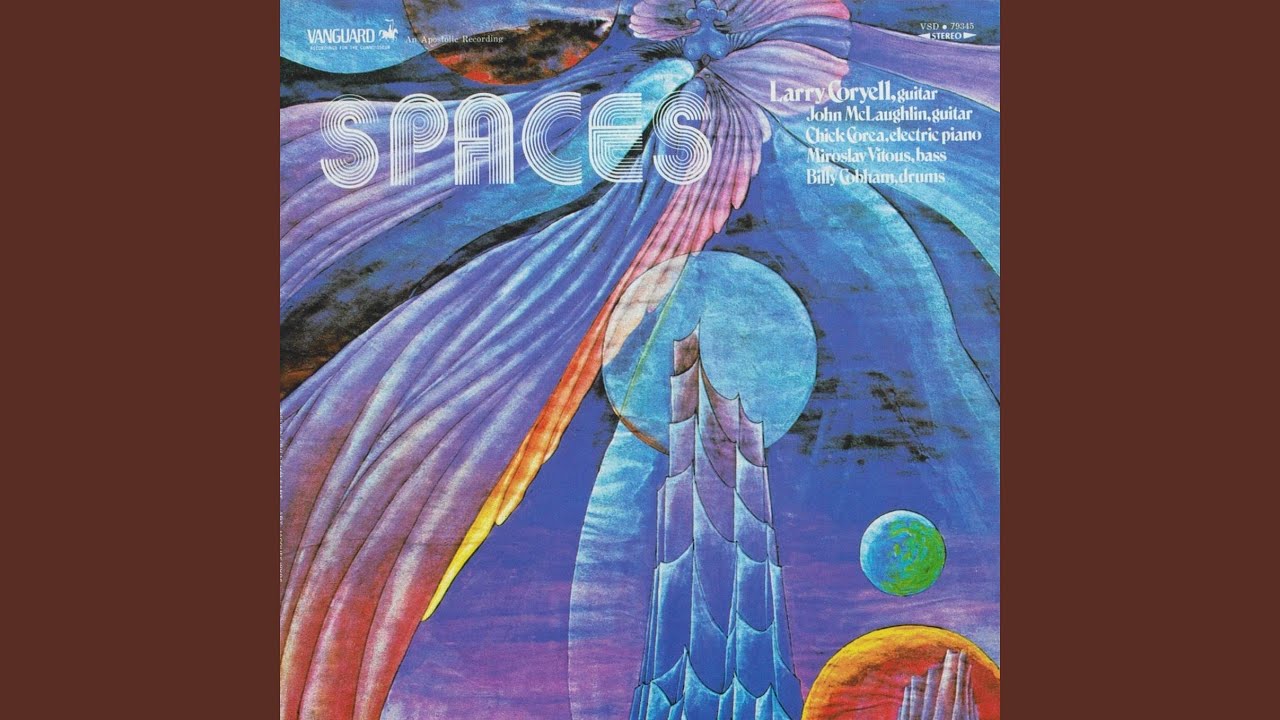 米LP Larry Coryell Spaces VSD79345 VANGUARD /00260 Larry Coryell : Spaces (LP, Vinyl record album) -- Dusty
