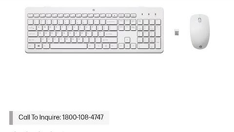 Hp 230 wireless keyboard with mouse combo at HP Store!!! Rs. 2300/-