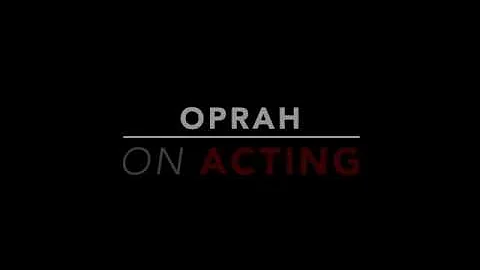 Oprah talks about acting