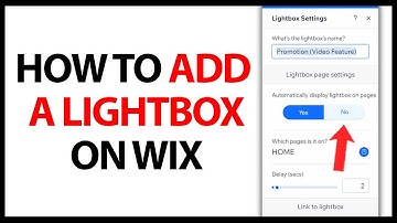 How to Add a Lightbox on Wix in 2025