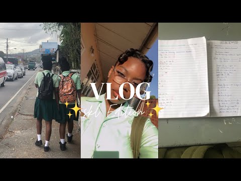 Day in the life of a Trinidad high school student. GRWM | classes | after skl #vlog #highschool