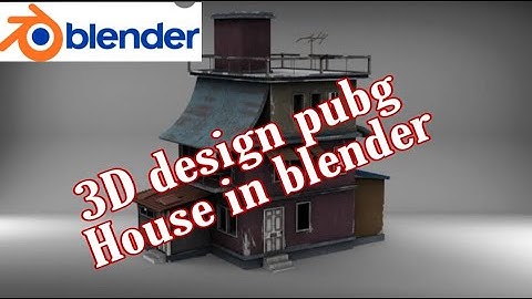 #CrinsBut                              How to make pubg house  in blender