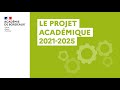 Le projet acadmique  acadmie de bordeaux