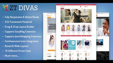 ZT Divas multi-purpose joomla template | Themeforest Website Templates and Themes