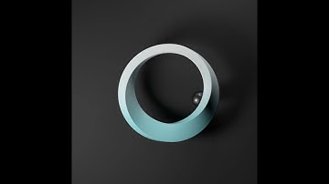 Móbius strip done using Grasshopper + V-Ray for Grasshopper3d