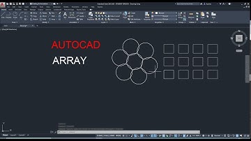 AUTOCAD - ARRAY COMMAND