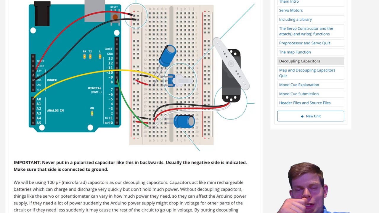 Servo Decoupling Capacitors YouTube