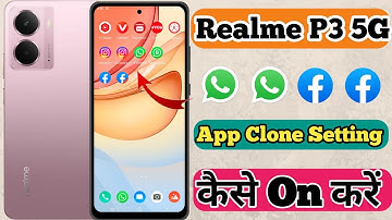 Realme P3 5g App Clone & Dual App Setting Kaise On Kare // How To Dual App Setting On Realme P3 5g
