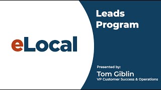 In this video we’ll go over everything you need to know for your eLocal leads program from viewing and exporting your leads history, how to request credits on invalid leads, how to keep track of your revenue generated, and more.