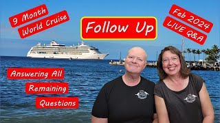 Ultimate World Cruise Feb 2024 Live Q&A Follow Up #ultimateworldcruise #royalcaribbean