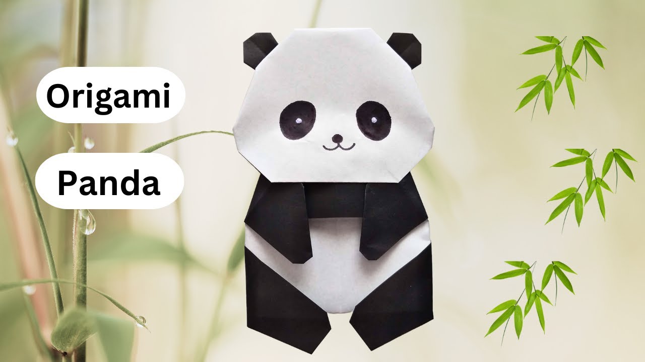 How to Make Origami Panda - YouTube