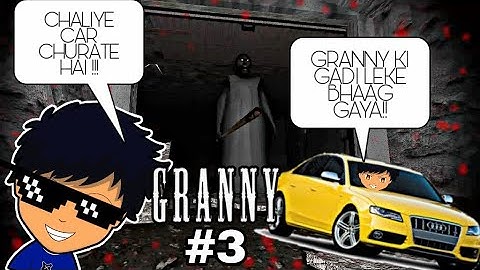 Granny Car Escape | Granny walkthrough gameplay -  Part 3 | Ryzen Kira