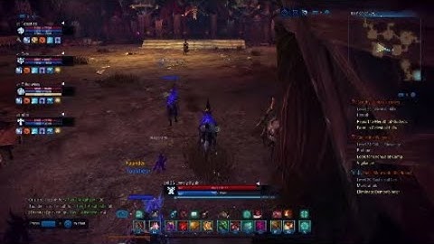 TERA online PS4 first dungeon boss gameplay