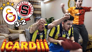 İCARDİ ATTI FENERLİ BABA OĞUL ÇILDIRDI - FANATİK FBLİ VE GSLİ GALATASARAY 3-2 SPARTA PRAG MAÇA TEPKİ